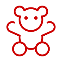 shop baby and kids icon